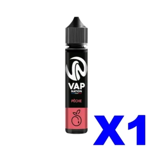E LIQUIDE VAP NATION ORIGINS 50ML 50 50 PECHE X1 Taux de nicotine 0