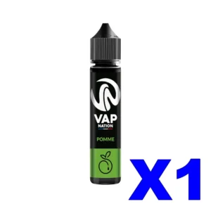E LIQUIDE VAP NATION ORIGINS 50ML 50 50 POMME X1 Taux de nicotine 0