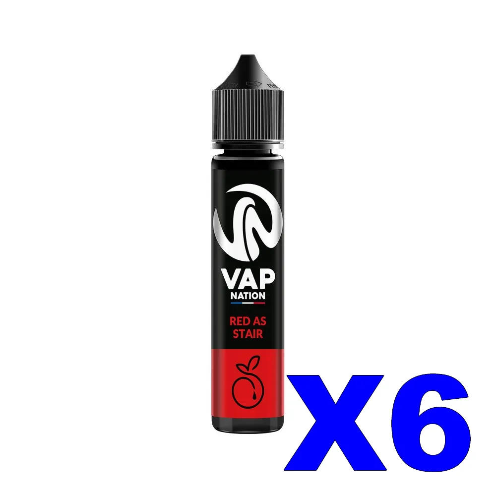 E-LIQUIDE VAP-NATION ORIGINS 50ML 50-50 RED-AS-STAIR X6 Taux-de-nicotine-0 1 E LIQUIDE VAP NATION ORIGINS 50ML 50 50 RED AS STAIR X6 Taux de nicotine 0