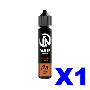 E LIQUIDE VAP NATION ORIGINS 50ML 50 50 SCOTTISH CLASSIC X1 Taux de nicotine 0