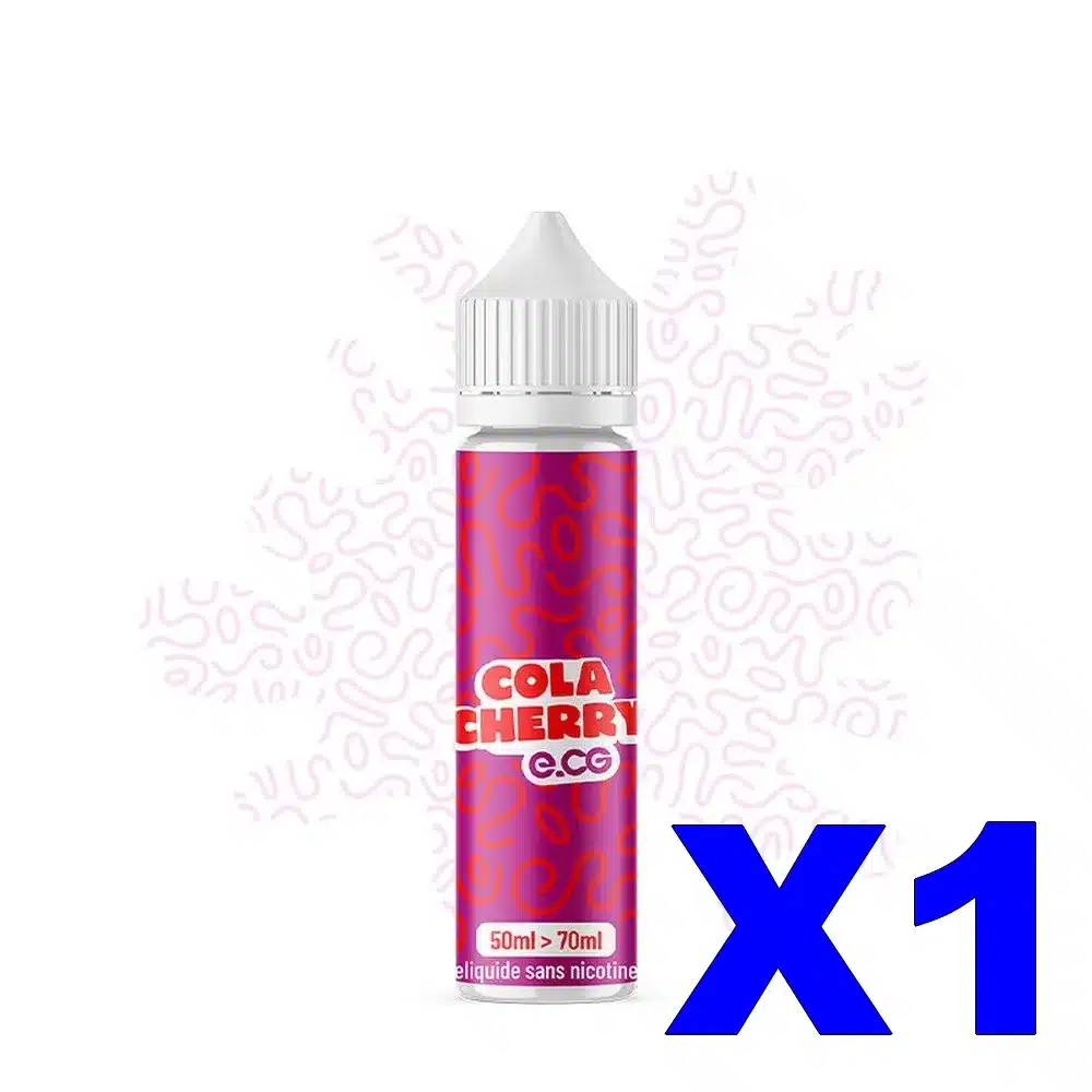 E-LIQUIDE E-CG LES-BANGERZ 50ML 60-40 COLA-CHERRY X1 1 E LIQUIDE E CG LES BANGERZ 50ML 60 40 COLA CHERRY X1 Taux de nicotine 0