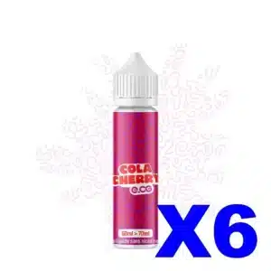 E LIQUIDE E CG LES BANGERZ 50ML 60 40 COLA CHERRY X6 Taux de nicotine 0