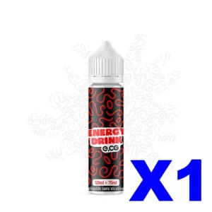 E LIQUIDE E CG LES BANGERZ 50ML 60 40 ENERGY DRINK X1 Taux de nicotine 0
