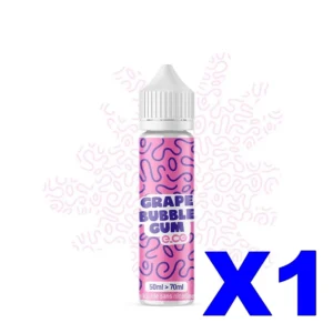 E LIQUIDE E CG LES BANGERZ 50ML 60 40 GRAPE BUBBLEGUM X1 Taux de nicotine 0