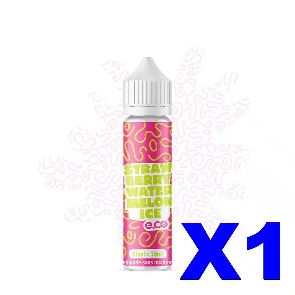 E-LIQUIDE E-CG LES-BANGERZ 50ML 60-40 STRAWBERRY-WATERMELON-ICE X1 1 E LIQUIDE E CG LES BANGERZ 50ML 60 40 STRAWBERRY WATERMELON ICE X1 Taux de nicotine 0