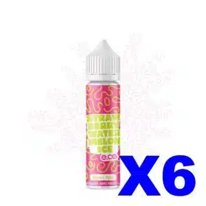 E LIQUIDE E CG LES BANGERZ 50ML 60 40 STRAWBERRY WATERMELON ICE X6 Taux de nicotine 0