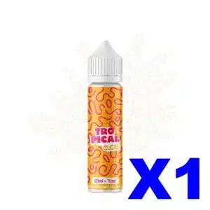E LIQUIDE E CG LES BANGERZ 50ML 60 40 TROPICAL X1 Taux de nicotine 0